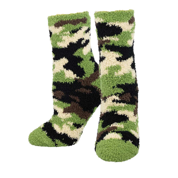 Ladies Warm & Cozy Camouflage Socks