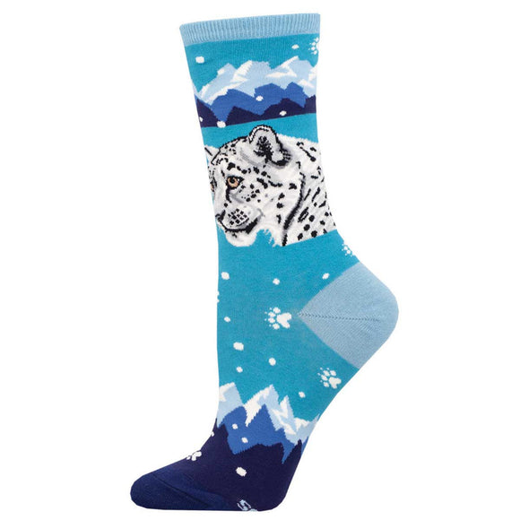 Ladies Snow Leopard Socks