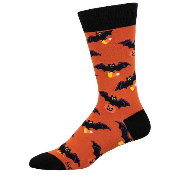 Men's Going Batty For Candy Socks