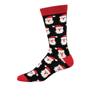 Men's Bamboo Father Christmas Socks