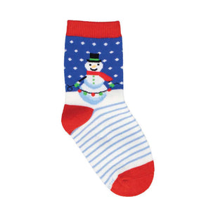 Kids' Festive Snowman Socks