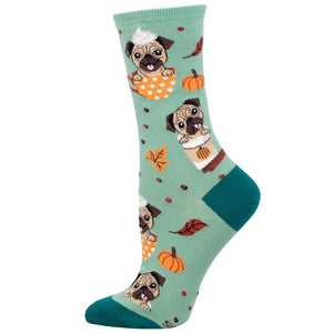 Ladies Pugkin Spice Latte Socks