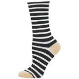 Ladies - Bamboo - Sailor Stripe Roll Top