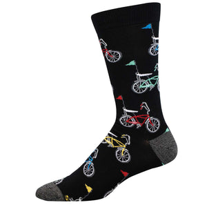 Men's Bamboo Retro Bikes Socks