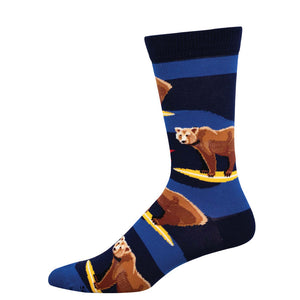 Men's Bamboo Beary Good Surf Socks