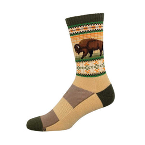 Men's Compass Wool Buffalo Range Socks