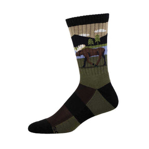 Men's Compass Wool Moose Lake Socks