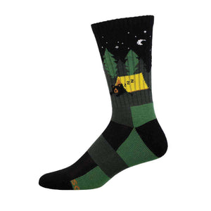 Men's Compass Wool Beary Tired Socks