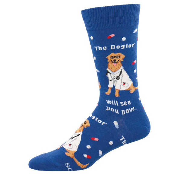 Men's The Dogtor Is In Socks
