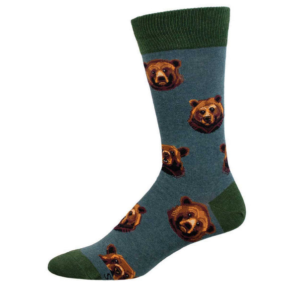 Men's Grizzly Face Socks