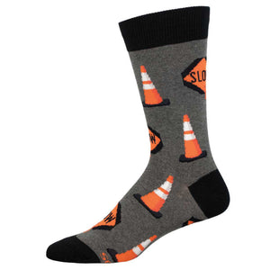 Men's Slow For The Cone Zone Socks