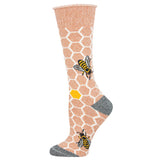 Outlands Recycled Cotton Honey Bee Socks