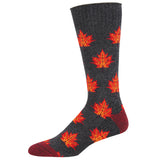 Outlands Recycled Cotton Maple Leaf, Eh? Socks