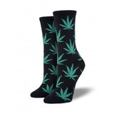 Ladies Pot Leaves Socks