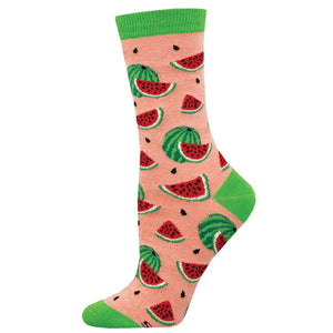 Ladies Bamboo Watermelon Socks