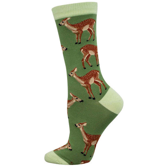 Ladies Bamboo Fawning Over You Socks