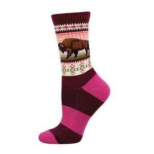 Ladies Compass Wool Buffalo Range Socks