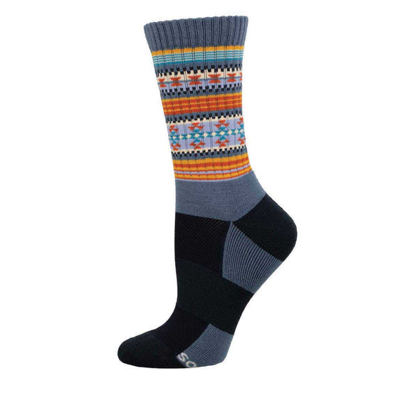 Ladies Compass Wool Serape Socks