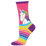 Ladies Rainbow Hair Don’t Care Socks