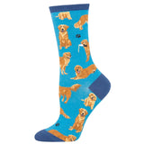 Ladies Golden Retrievers Socks