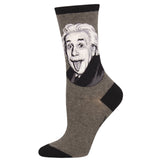 Ladies Einstein Portrait Socks