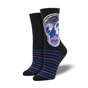 Ladies AtomicChild Majestic Skull Socks