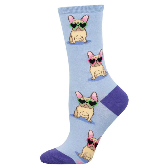 Ladies Frenchie Fashion Socks