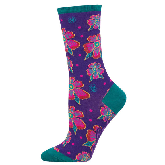 Ladies Santa Fe Floral Socks