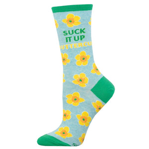 Ladies Suck It Up Buttercup Socks