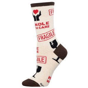 Ladies Handle With Care Socks