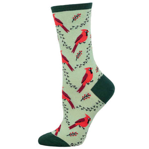 Ladies Cardinal Tracks Socks