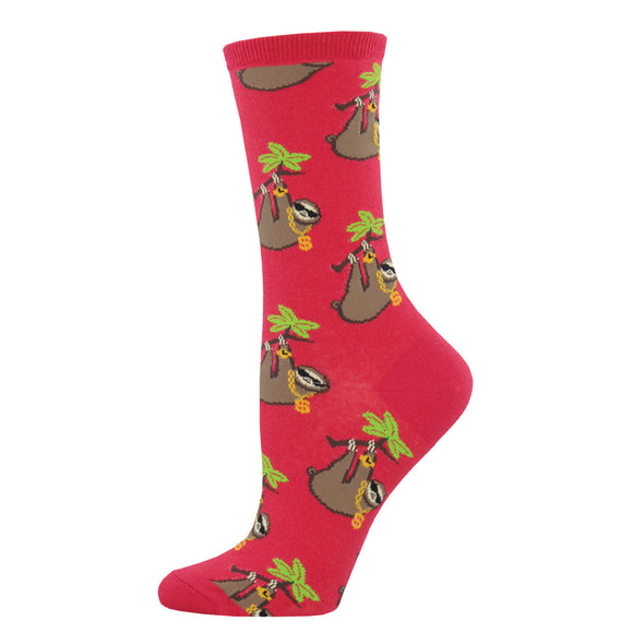 Ladies Sloth Bling Socks
