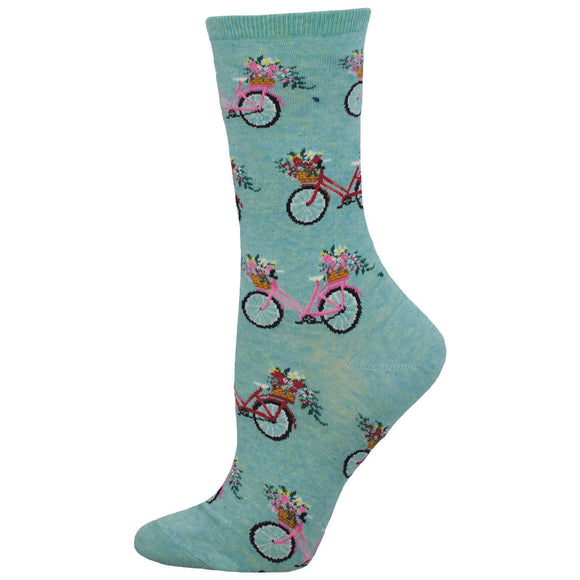 Ladies Floral Cruiser Socks