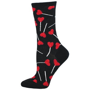 Ladies I Heart Lollipops Socks