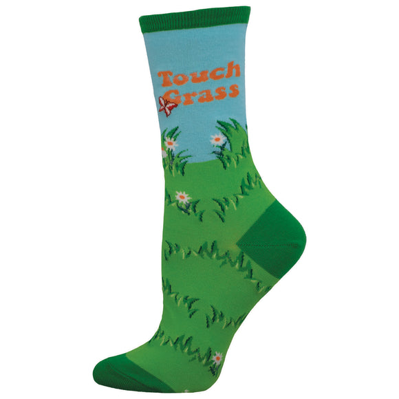 Ladies Touch Grass Socks