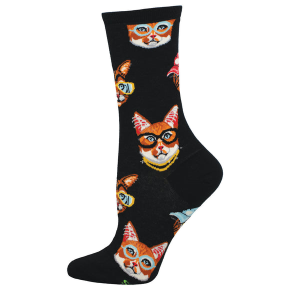 Ladies One Cool Cat Socks