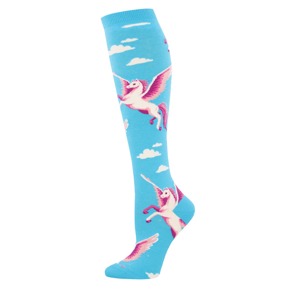 Ladies Pegasus Knee High Socks