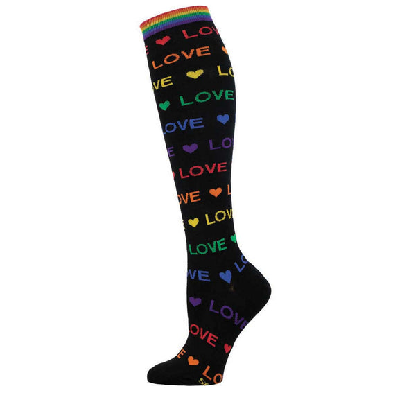 Ladies Love Love Love Knee High Socks