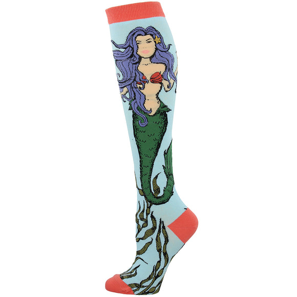 Ladies Mermaid Knee High Socks