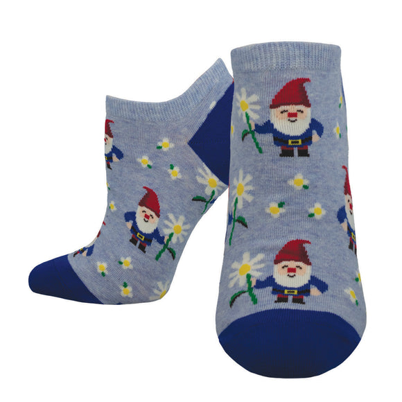 Ladies Growing Gnomes Ped Socks