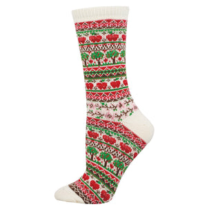 Ladies - Apple Trees - Sweater Socks
