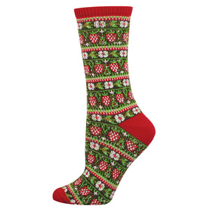 Ladies - Strawberry Season - Sweater Socks