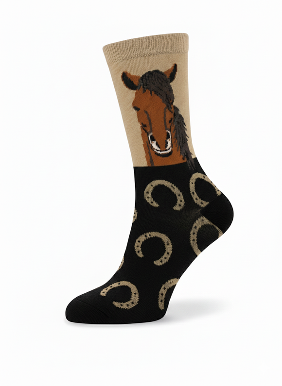 Ladies Horse Portrait Socks