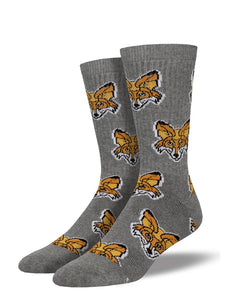 Unisex Athletic Foxy Crew Socks