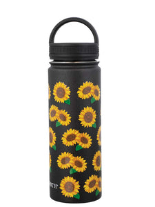 20oz Sunflowers Bottle - Loop Lid
