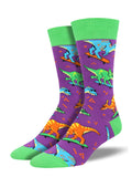 Men's Skate Or Dinosaur Socks