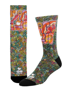 NO BS - Unisex Peace & Love Socks