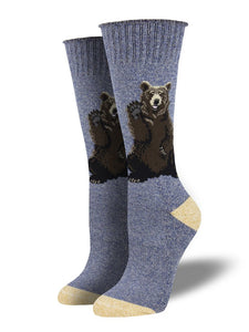 Outlands Recycled Cotton Friendly Bear Socks