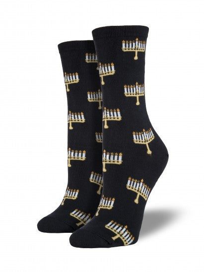 Ladies Menorah Socks