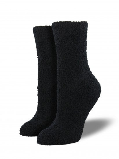 Ladies Warm Fuzzy Solid Socks